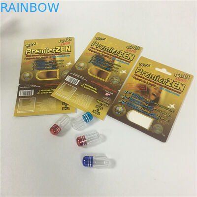 Recyclable Blister Paper Cards Hardest Times Male Enhancement Sexual Pill Capsule Box