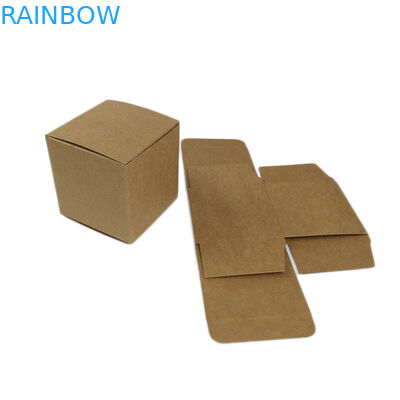 Foldable Recycled Soap Packaging Flat Pack Cardboard Boxes Essential Oil Perfume Bottle