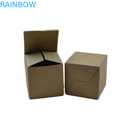 Foldable Recycled Soap Packaging Flat Pack Cardboard Boxes Essential Oil Perfume Bottle