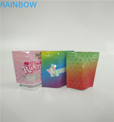 Recyclable Zip Lock Plastic Herbal Incense Packaging Doypack Zipper Pouch Custom Printed Logo