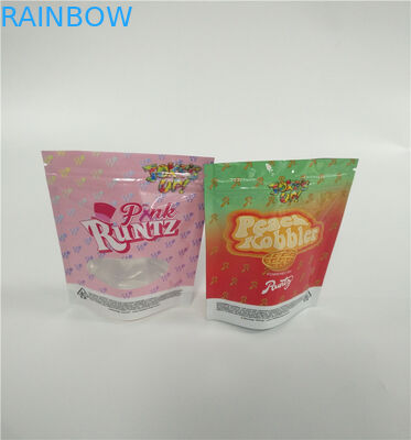 One Pound Aluminum Foil Bags Custom Mylar Zipper Smell Proof Rotogravure Printing