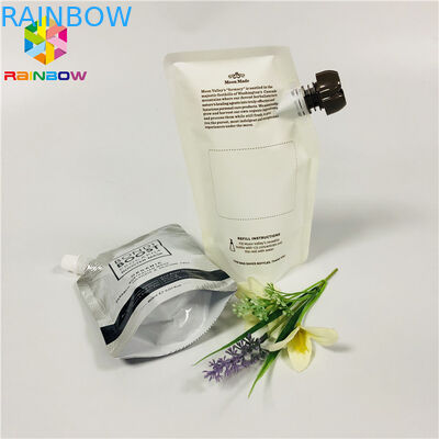 Doypack Food Grade Stand Up Pouches Reusable Cleansing Gel Facial Liquid Mask Packing