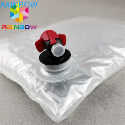 Beverage Spout Pouch Packaging 3L 5L 10L Custom Printing Aseptic Bib Bag In Box