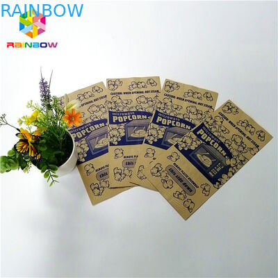 Heat Seal Snack Bag Packaging Biodegradable Recycled Snack Food Popcorn Storage