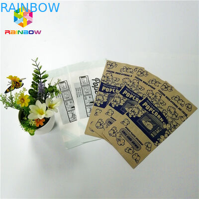 Heat Seal Snack Bag Packaging Biodegradable Recycled Snack Food Popcorn Storage