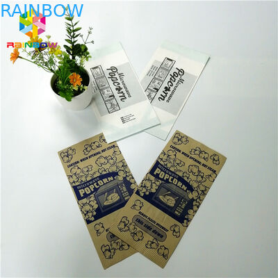 Heat Seal Snack Bag Packaging Biodegradable Recycled Snack Food Popcorn Storage