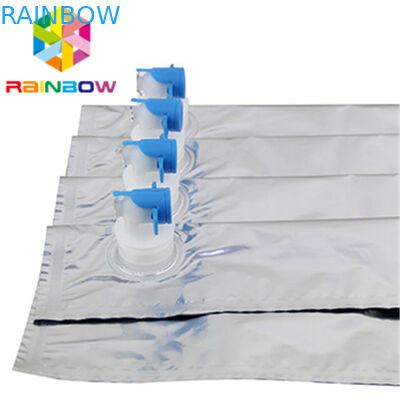 10L BiB Aluminum Foil Wine Stand Up Pouch Spout / Valve Storage Bag FDA Certificated