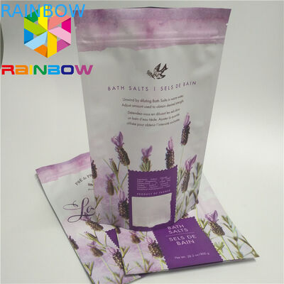 Heat Seal Zipper Cosmetic Bags , Aluminum Foil Face Mask Packaging For Skin Care