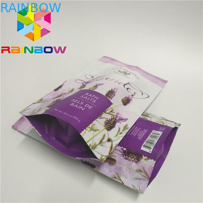 Heat Seal Zipper Cosmetic Bags , Aluminum Foil Face Mask Packaging For Skin Care