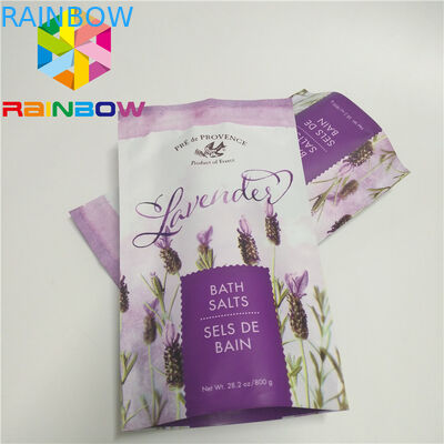 Heat Seal Zipper Cosmetic Bags , Aluminum Foil Face Mask Packaging For Skin Care