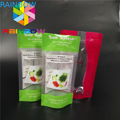 Biodegradable Aluminum Foil Stand Up Pouch Packaging Bath Crumble Salt Body Bag