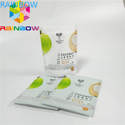 Gravure Printing Plastic Pouches Packaging Reusable Stand Up Dried Fresh Bags With Zipper