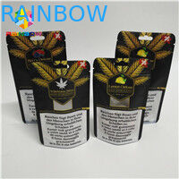 Long Lifespan Foil Pouch Packaging Heat Seal 1/8oz 1/2oz 1oz CBD Gummies Bag