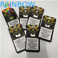 Resealabel k Aluminum Foil Bags Stand Up CBD Oil Gummies Candy Packing