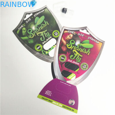 Rhino Pill Capsule Blister Packaging Cards Display Box Male Sexual Performance Enhancement