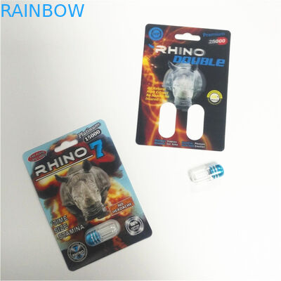 RHINO 69 Male Enhancement Pill Packaging 3d Lenticular Pack Card Eco - Friendly
