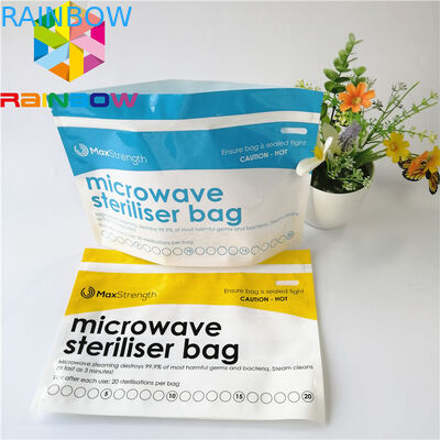 Baby Food Stand Up Zipper Pouch Bags Stand Up Microwave Steam Steriliser Type