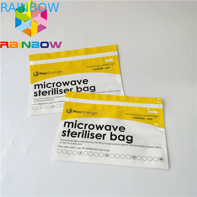 Baby Food Stand Up Zipper Pouch Bags Stand Up Microwave Steam Steriliser Type