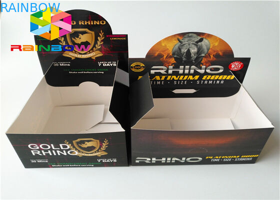 Eco Friendly Display Paper Box , Gift Wrap Box Counter Snack Energy Bar Packaging