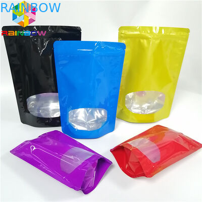 Mini Aluminum Foil Pouch Packaging Stand Up k Recyclable Candy Sugar Applied