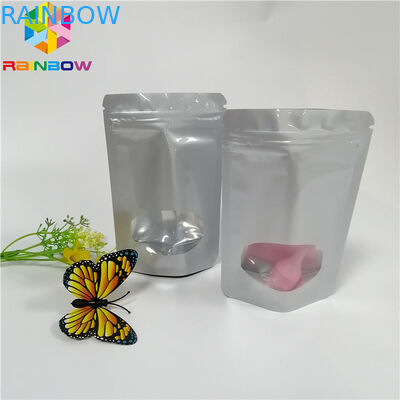 Mini Aluminum Foil Pouch Packaging Stand Up k Recyclable Candy Sugar Applied
