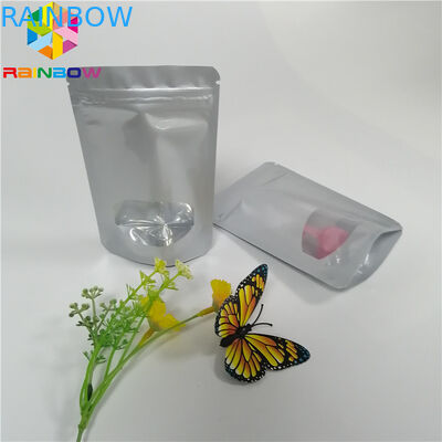 Mini Aluminum Foil Pouch Packaging Stand Up k Recyclable Candy Sugar Applied