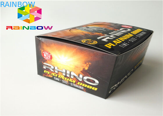 Mix Color Paper Box Packaging Corrugated Foldable Hot Stamping Embossing Process