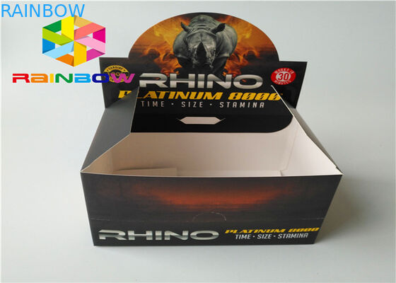 Mix Color Paper Box Packaging Corrugated Foldable Hot Stamping Embossing Process