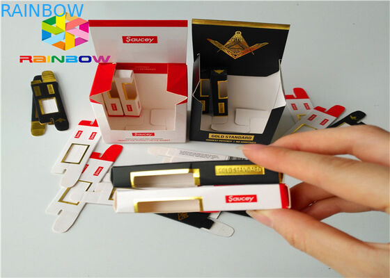 Long Lifespan Paper Box Packaging 0.5ml - 30ml CBD Oil Dropper Bottle Packing