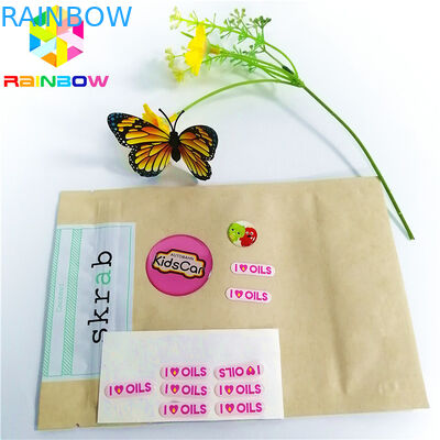 Epoxy Material Shrink Sleeve Labels Offset Printing With Die Cut Straight Corner