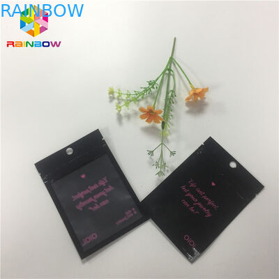 Heat Sealed Foil Packaging Bags Custom Printing One Side Clear Transparent Resealable
