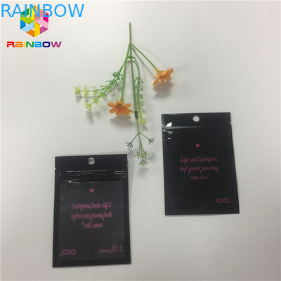 Heat Sealed Foil Packaging Bags Custom Printing One Side Clear Transparent Resealable