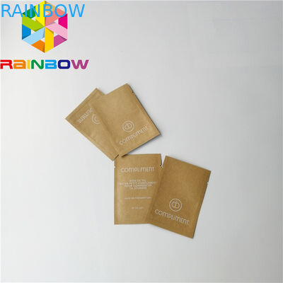 Small Recycled Brown Kraft Paper Custom Printing Aluminum Foil Moisture Proof