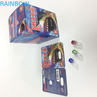 Male Enhancement Pills Blister Card Packing Rhino 69 Slide Plastic Cover Bottle