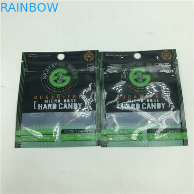 Waterproof Plastic Pouches Packaging Front Transparent Window k Seeds Pack