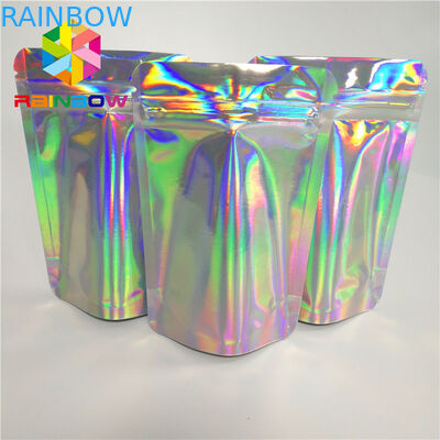 Cosmetics Hair Extension Plastic Pouches Packaging Reusable Mylar k Bag