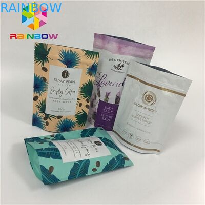 3 Layers Laminated Mask Empty Aluminum Foil Cosmetic Bag Mask Pouch Resealable