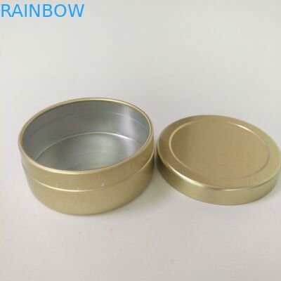 Recycled Material Round Aluminium Tins Container Waterproof For Cosmetic Products