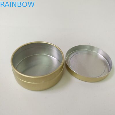 Recycled Material Round Aluminium Tins Container Waterproof For Cosmetic Products