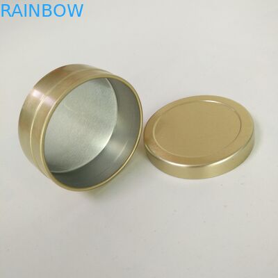 Recycled Material Round Aluminium Tins Container Waterproof For Cosmetic Products