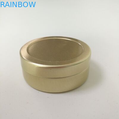 Recycled Material Round Aluminium Tins Container Waterproof For Cosmetic Products