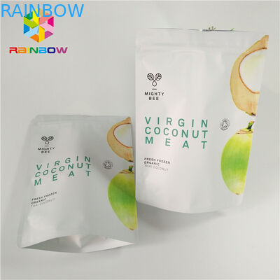 Clear Window Matte Plastic Pouches Packaging Aluminum Foil Crystal Bath Salt Heat Sealing