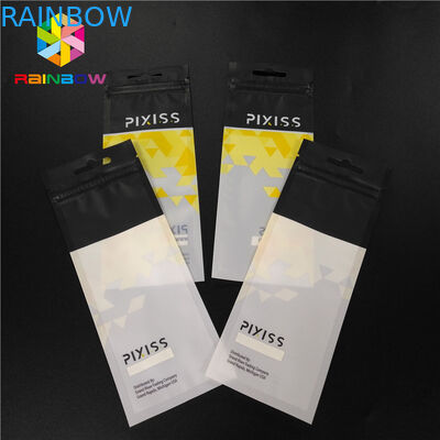 Smell Proof Laminated Mylar k Stand Up Pouches Clear Custom Printing Logo