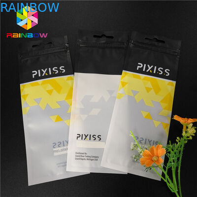 Smell Proof Laminated Mylar k Stand Up Pouches Clear Custom Printing Logo