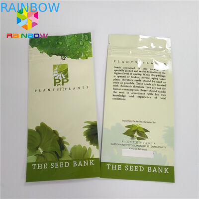 Smell Proof Laminated Mylar k Stand Up Pouches Clear Custom Printing Logo