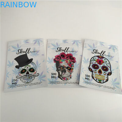 3.5g Custom Mylar Bags Aluminum Foil Packaging For Weeds / Herbal / Pills