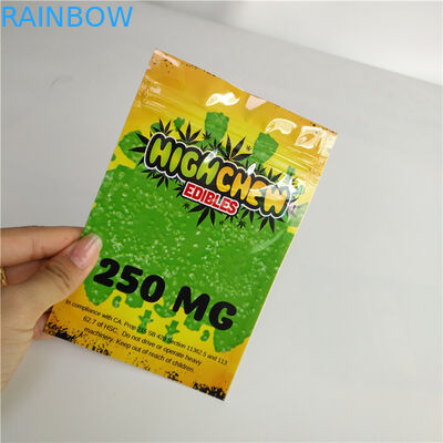 3.5g Custom Mylar Bags Aluminum Foil Packaging For Weeds / Herbal / Pills