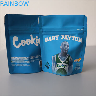 Cookies Plastic Pouches Packaging Foil Child Resistant Biodegradable Flower Packaging