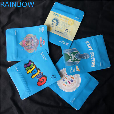 Cookies Plastic Pouches Packaging Foil Child Resistant Biodegradable Flower Packaging