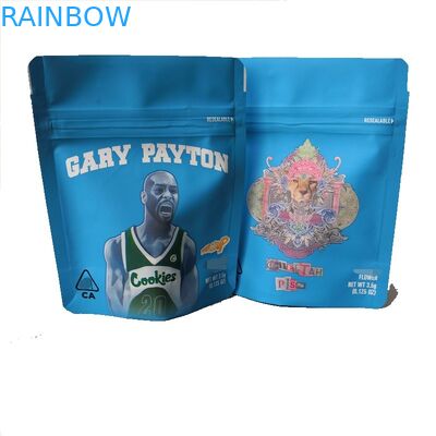 Cookies Plastic Pouches Packaging Foil Child Resistant Biodegradable Flower Packaging